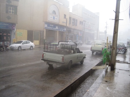 شادی گراشی‌ها در بعدازظهری بارانی