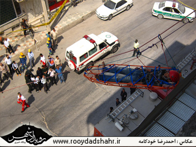 مانور مشترک امداد و نجات در گراش