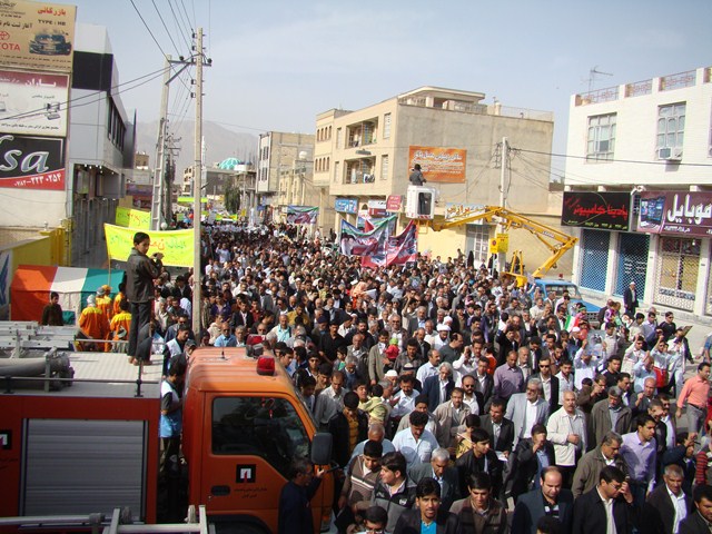 یوم‌الله ۲۲ بهمن همراه با حضور پرشور مردم گراش