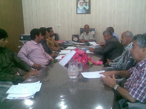 اولین نشست شورای ورزش روستایی عشایری گراش در سال ۹۱