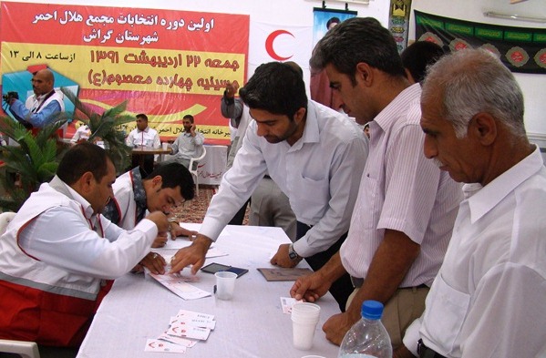 نتیجه انتخابات مجمع جمعیت هلال احمر گراش