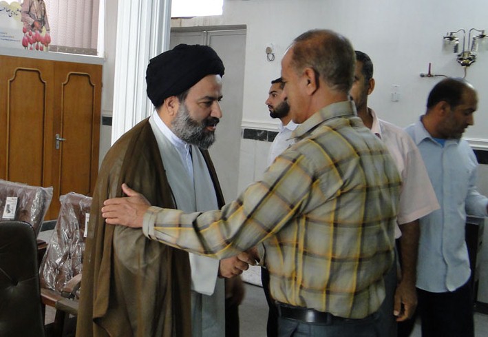 دیدار ورزشکاران با امام جمعه جدید گراش