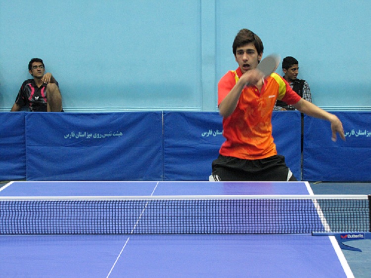 حمیدرضا موغلی نایب قهرمان پینگ پنگ امیدهای استان