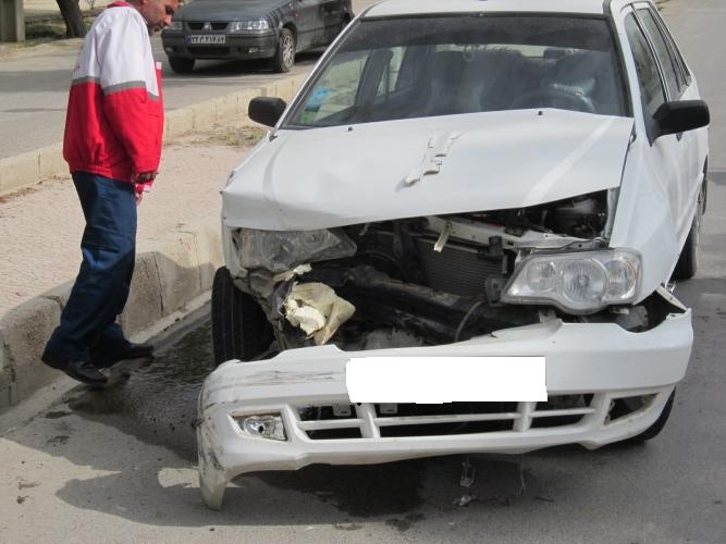 تصادفی دیگر در بلوار سعادت