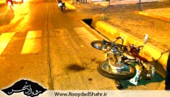 تصادف با موتور جان یک زن را گرفت