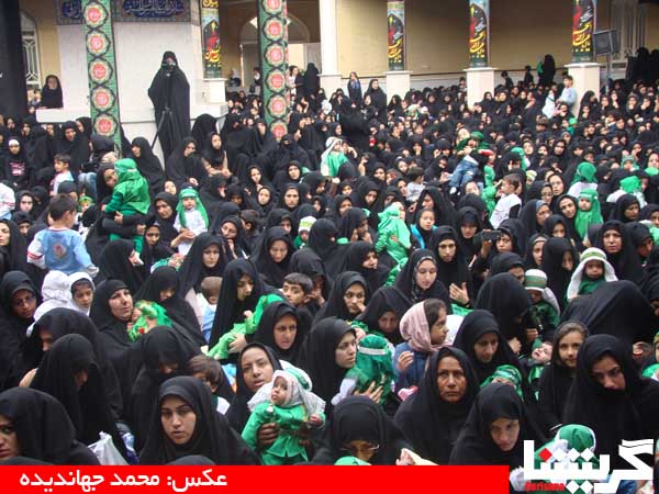 شیرخوارگان سبزپوش گراش به یاد علی‌اصغر(ع)