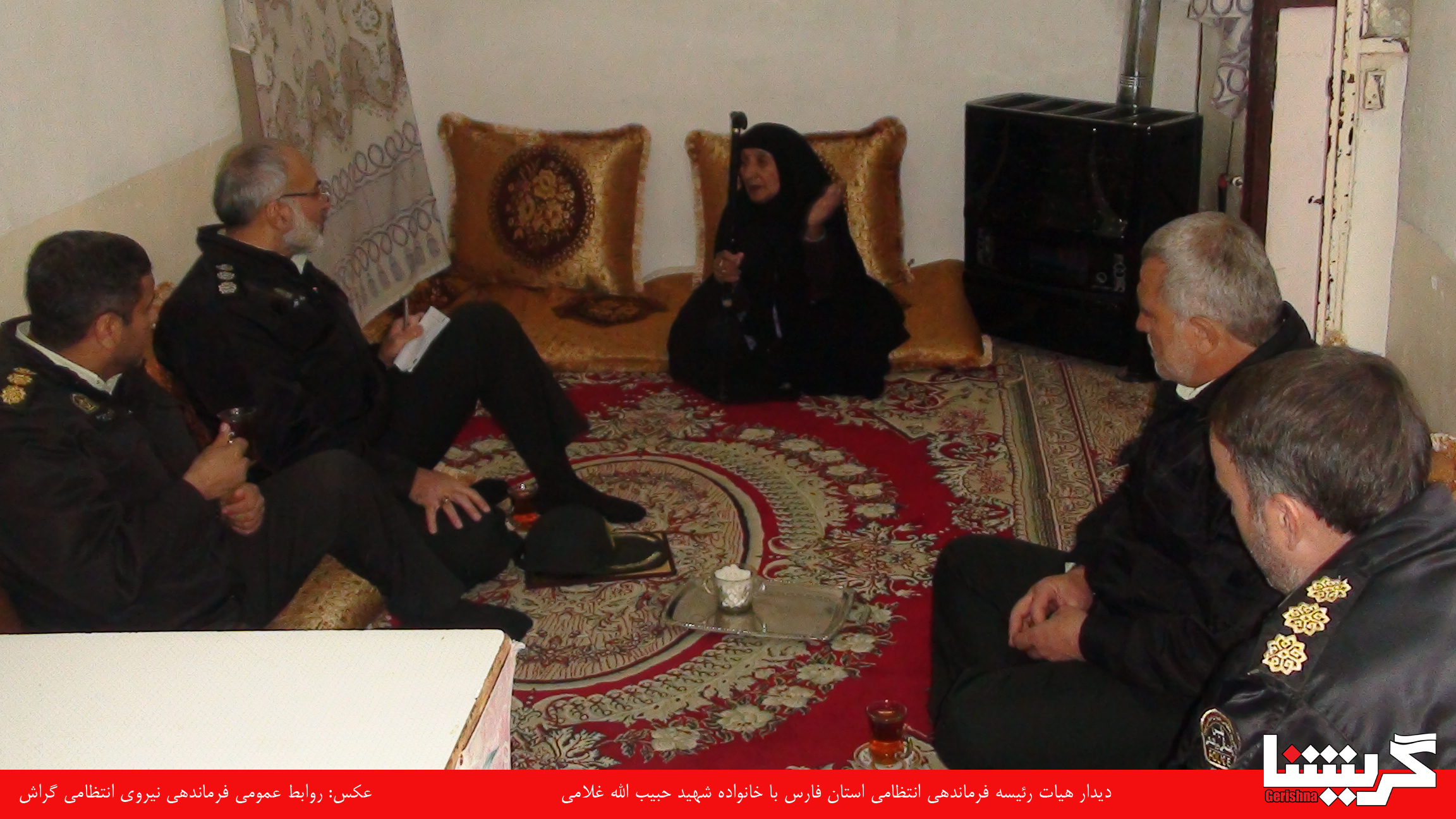 دیدار با خانواده شهید غلامی