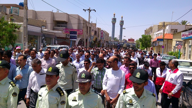 برپایی نمایشگاه در سومین روز از هفته هلال احمر
