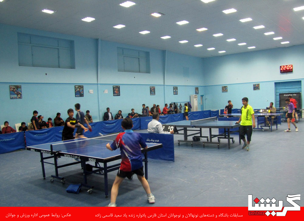 رقابت ۲۲ تیم پینگ‌پنگ‌ استان در گراش