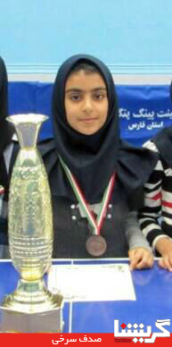 نمایش زیبای صدف روی میز پینگ‌پنگ