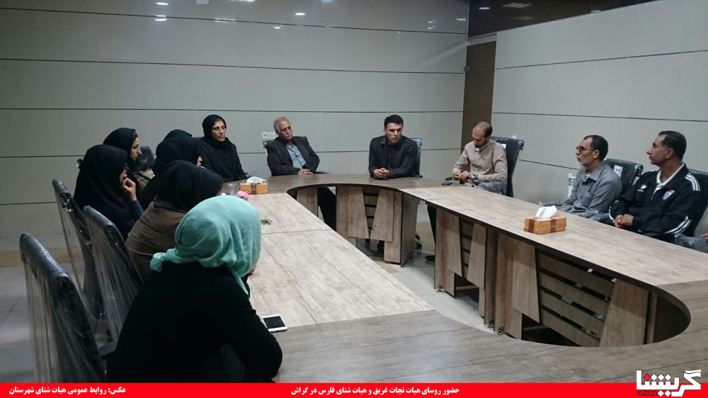 دیدار روسای دو هیات ورزش‌های آبی فارس از آبشار اندیشه