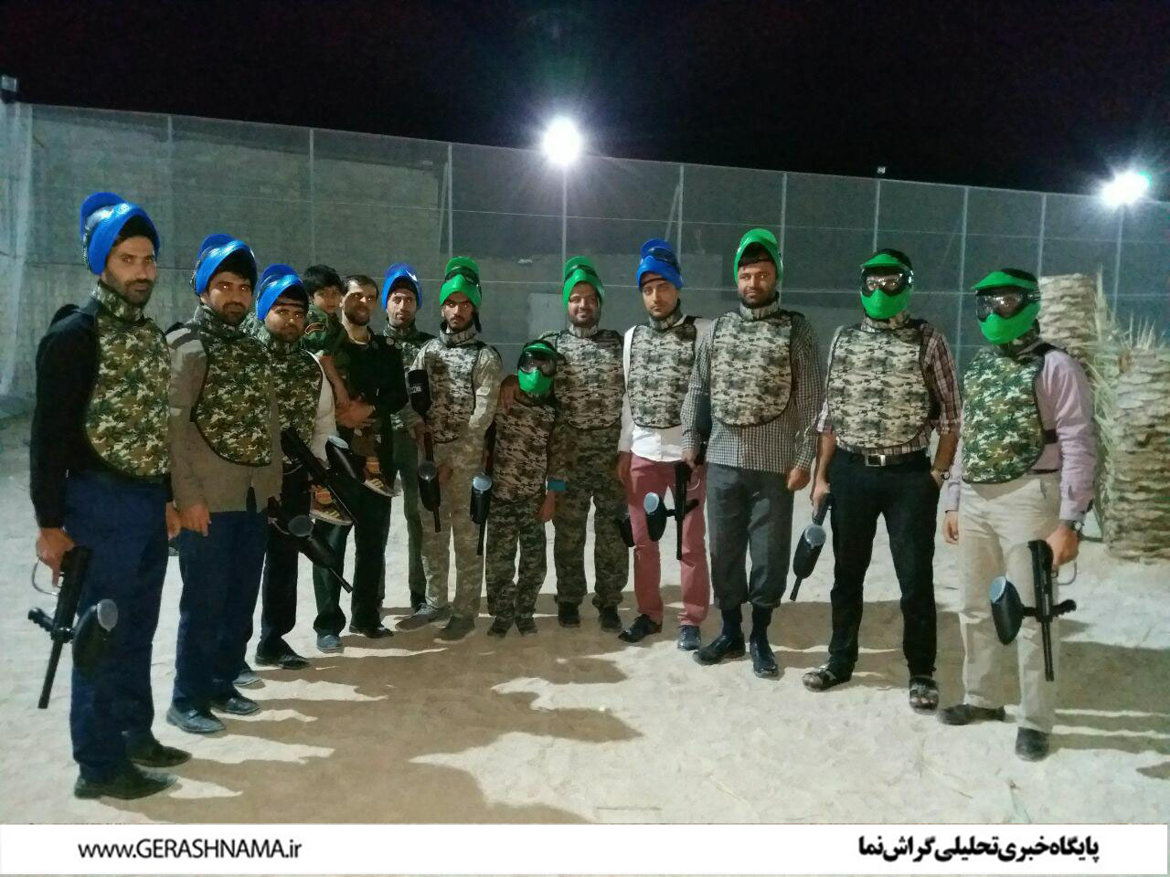 شلیک گلوله‌های رنگی در مجموعه سردار بهادری