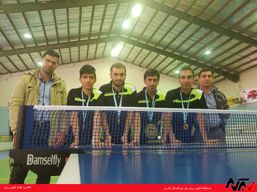 قهرمانی پینگ‌پنگ گراش در فارس با سه مدال رنگارنگ