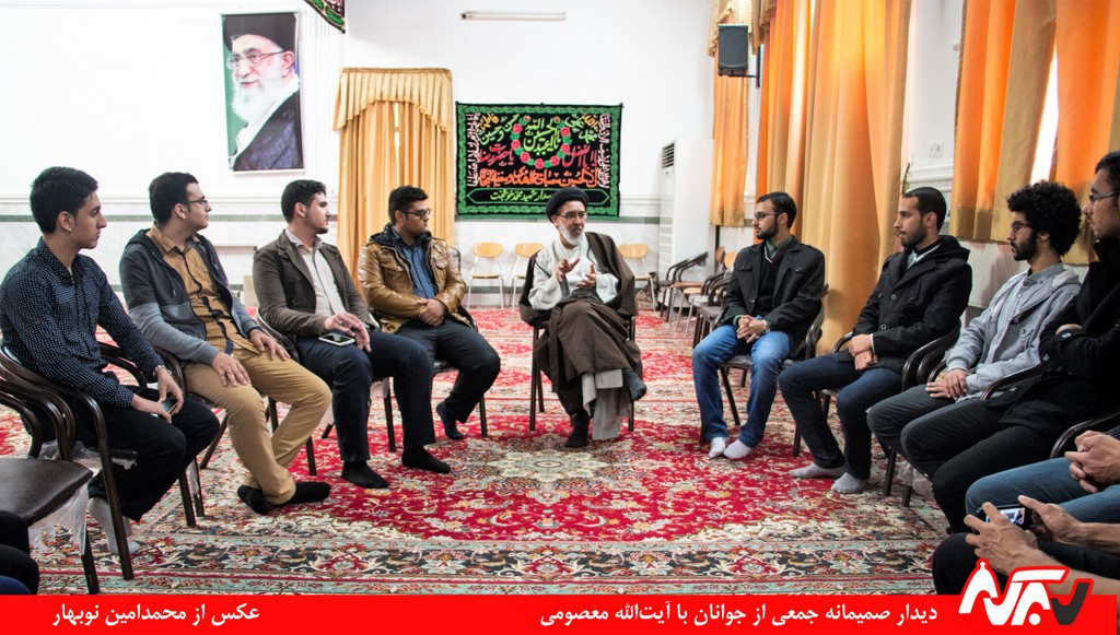 دیدار نوروزی جوانان شهر با آقاجواد