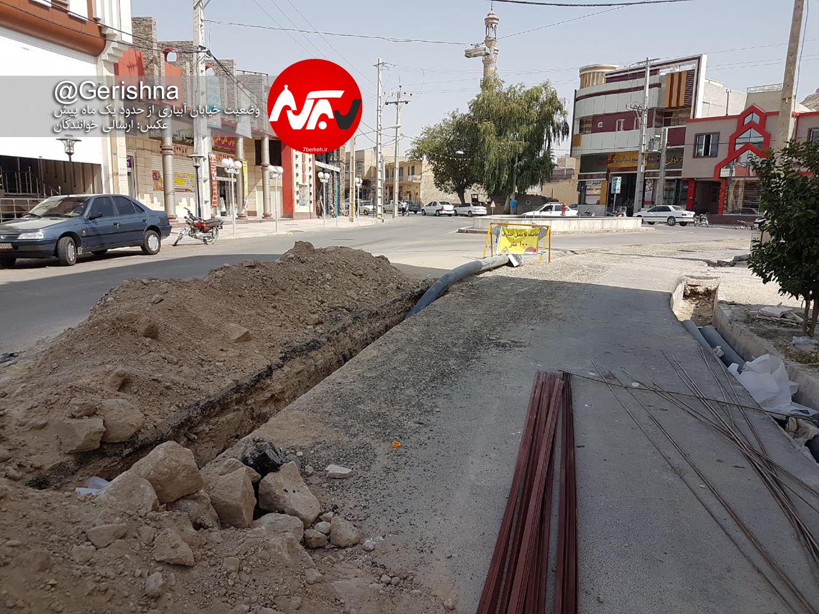 ارتباط آسفالت خیابان آبیاری با آبرسانی به محله پاقلعه