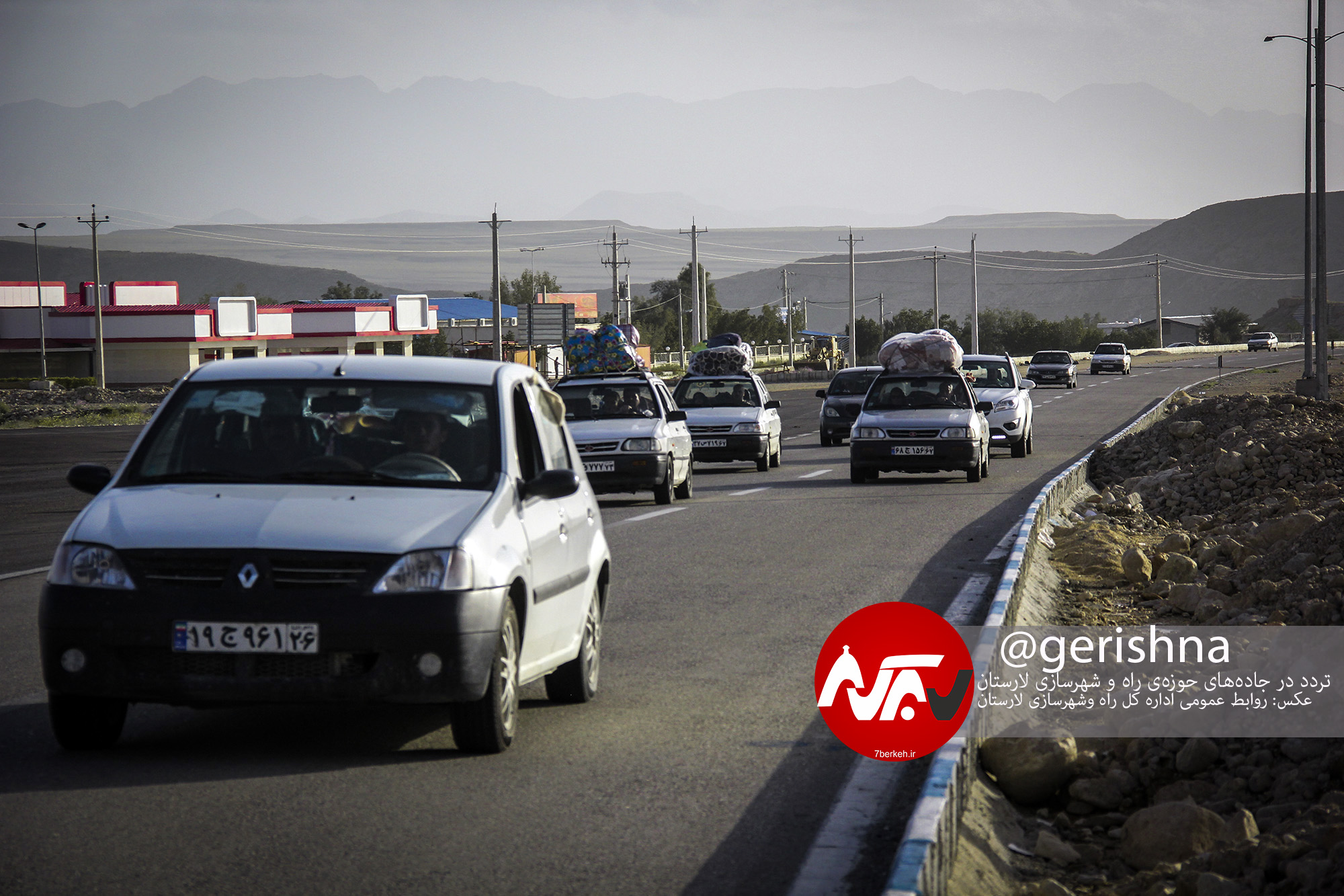 عبور بیش از دو میلیون خودرو از جاده‌های جنوب فارس