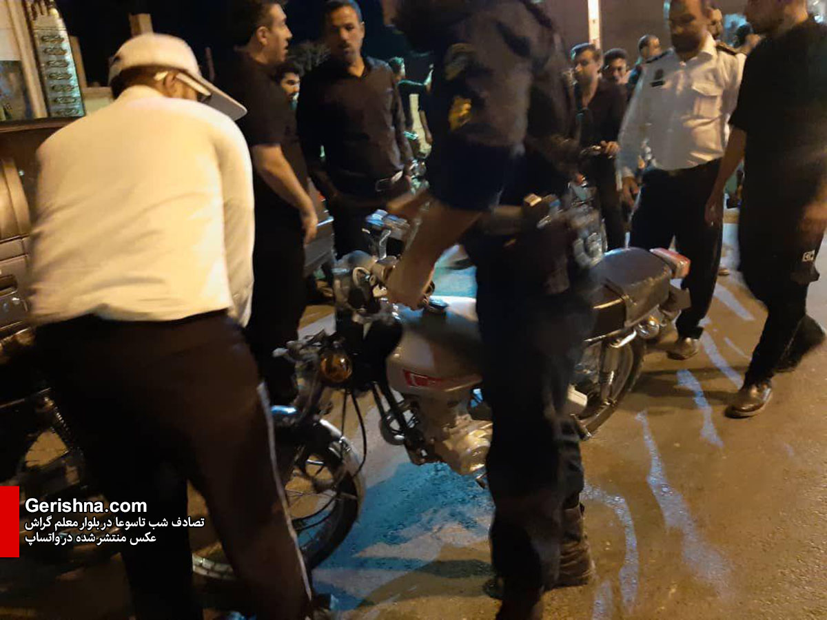 Motor (1) مرگ موتورسوار نوجوان در شب تاسوعا