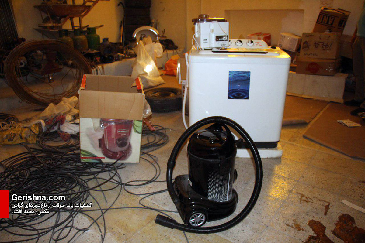 Serghat دستگیری باند سرقت از باغ شهرهای گراش