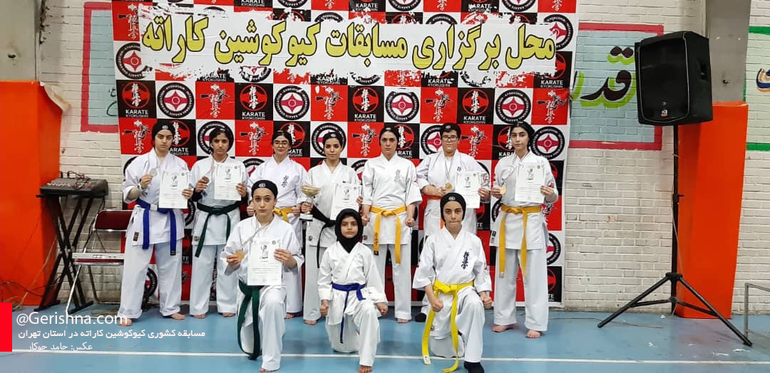 دختران کاراته‌کار در کشور طلایی شدند