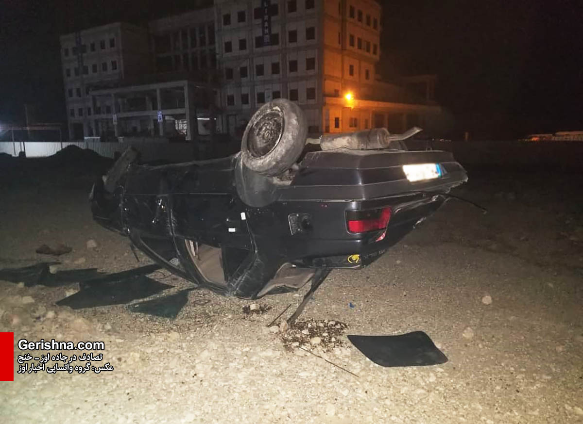 مرگ دو جوان اوزی در تصادف جاده‌ای