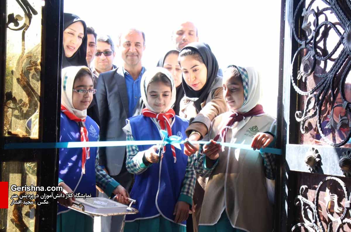 پردیس هنر با نمایشگاه کلاژهای دانش‌آموزان افتتاح شد