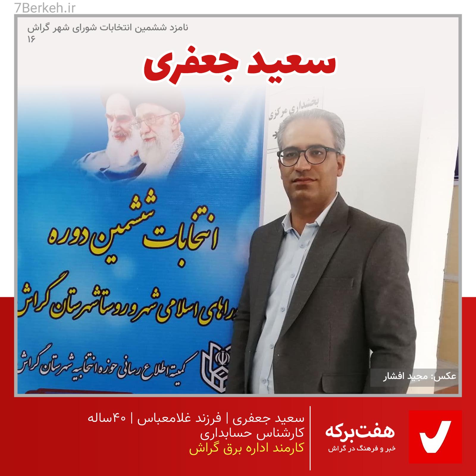 شوراششم: سعید جعفری، بخت‌آزمایی مجددِ کارمند اداره برق