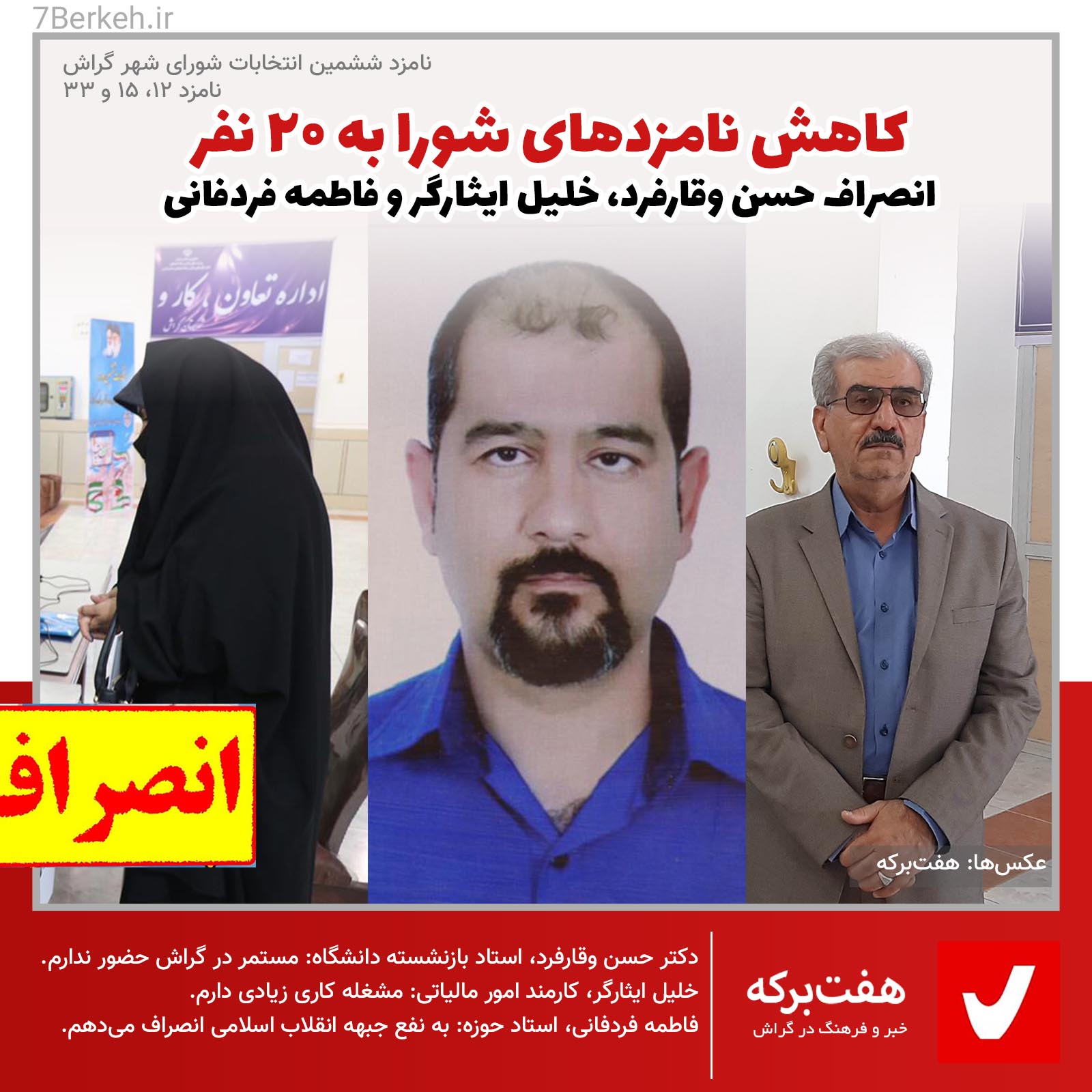 Enseraf Veqarfard Isargar Fardfani