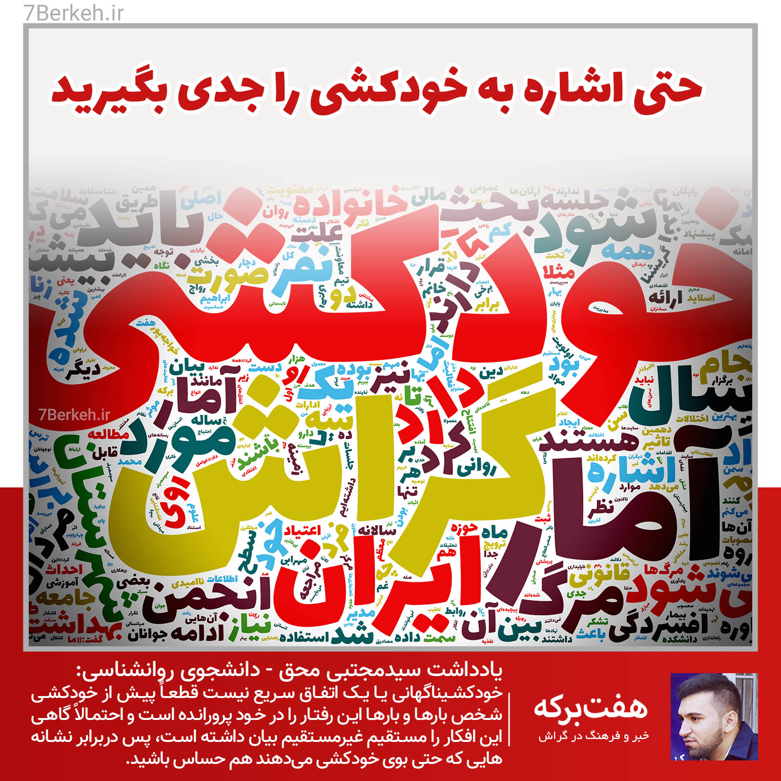 Khodkoshi - Mohaghegh حتی اشاره به خودکشی را جدی بگیرید