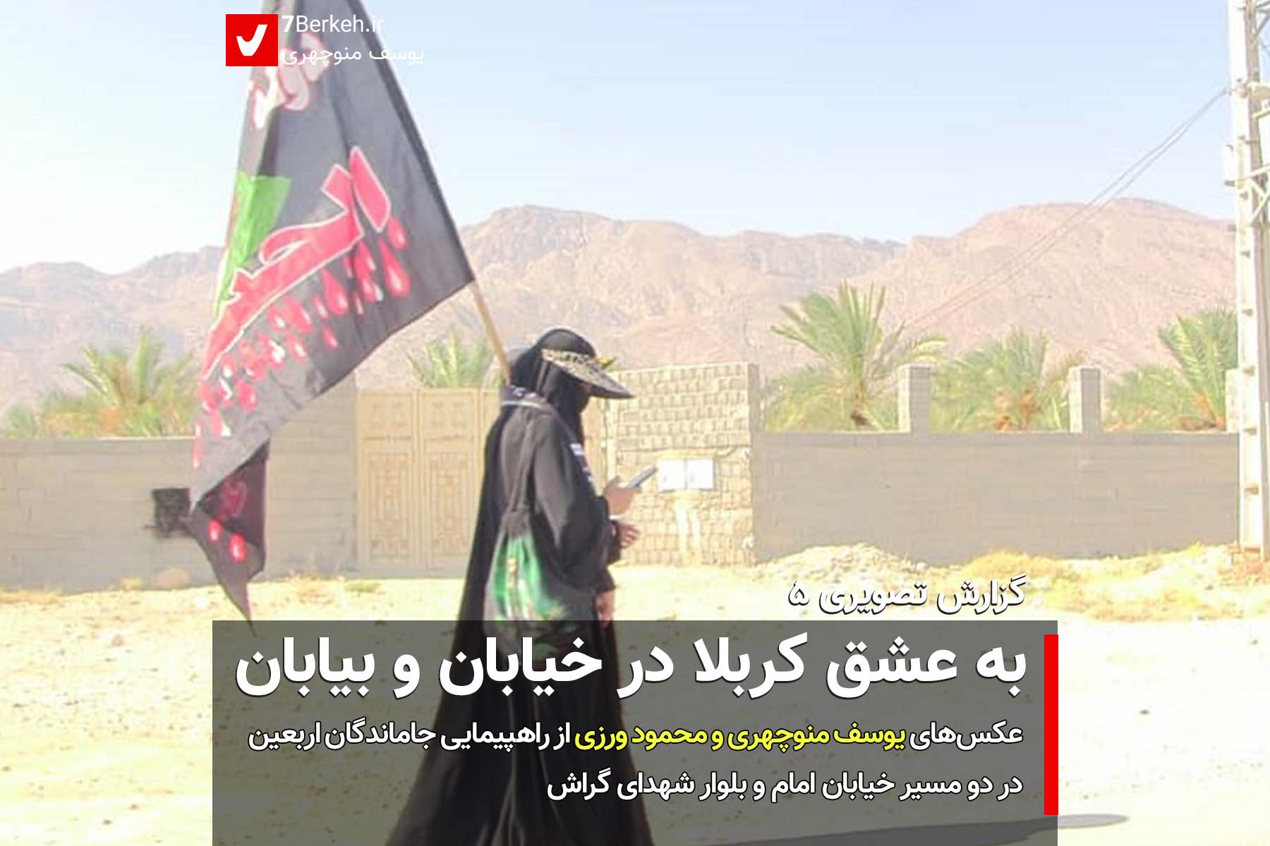 گزارش تصویری ۵: به عشق کربلا در خیابان و بیابان
