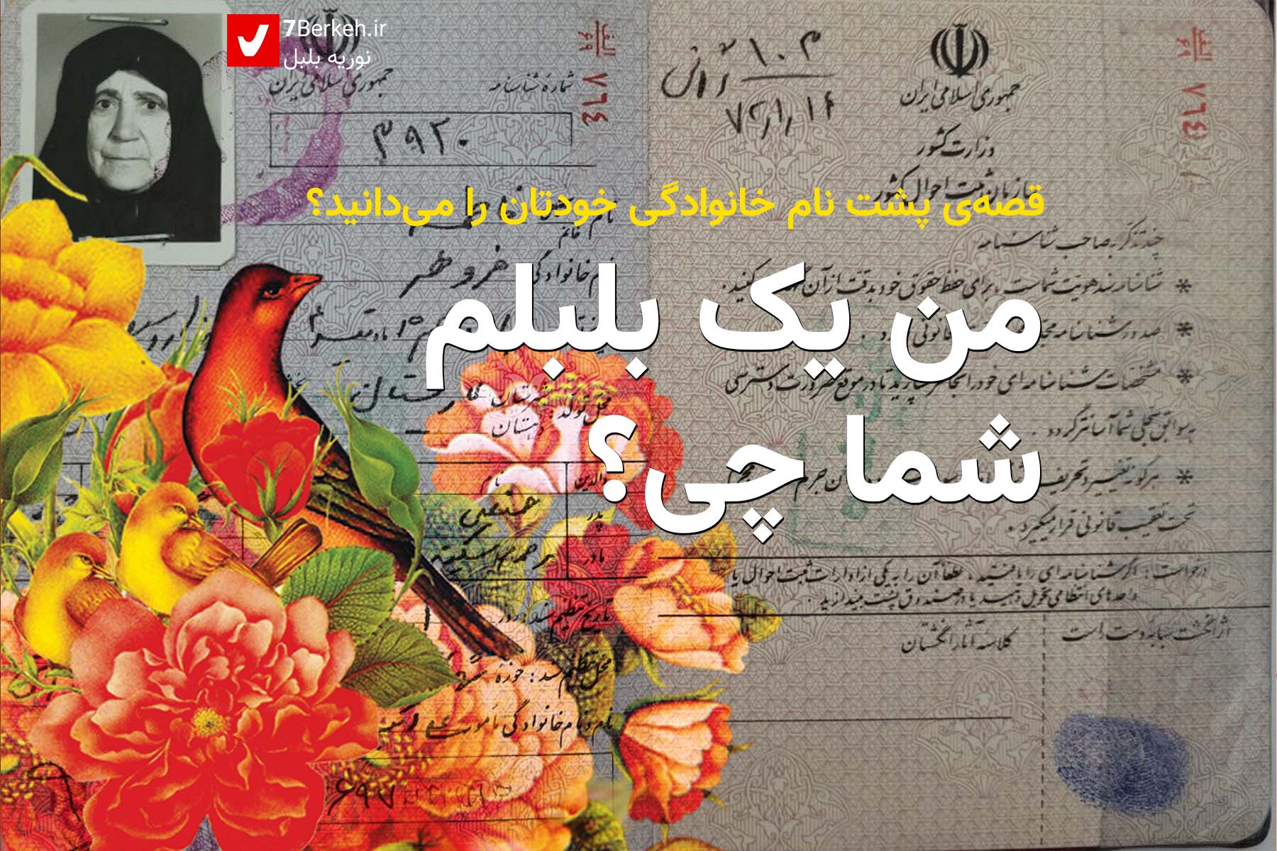 قصه‌ی گل و بلبل و دیگر نام‌های خانوادگی